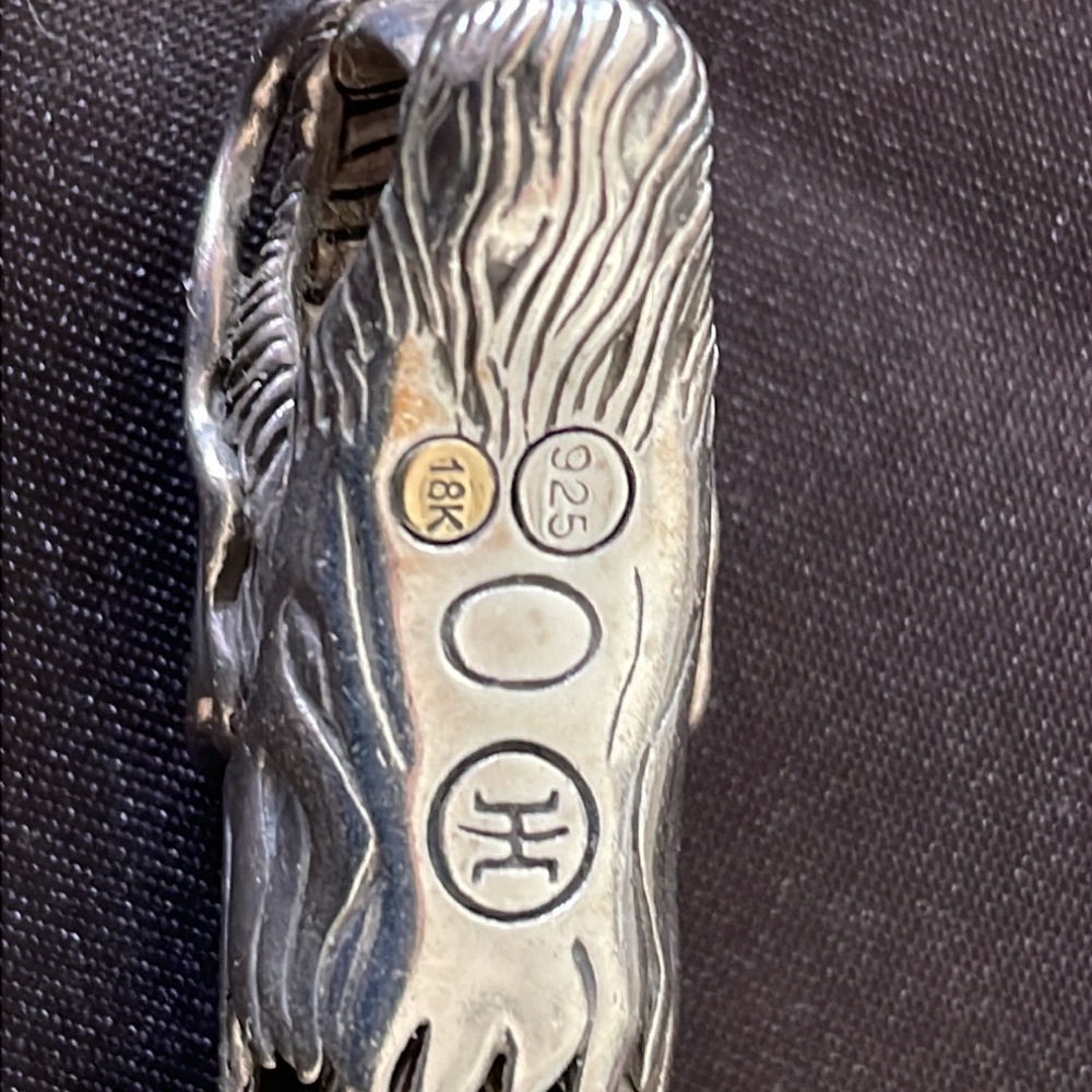 RARE John Hardy Naga Dragon 18kt
Gold and Sterling Silver Bracelet 62.2 Grams - Picture 7 of 13